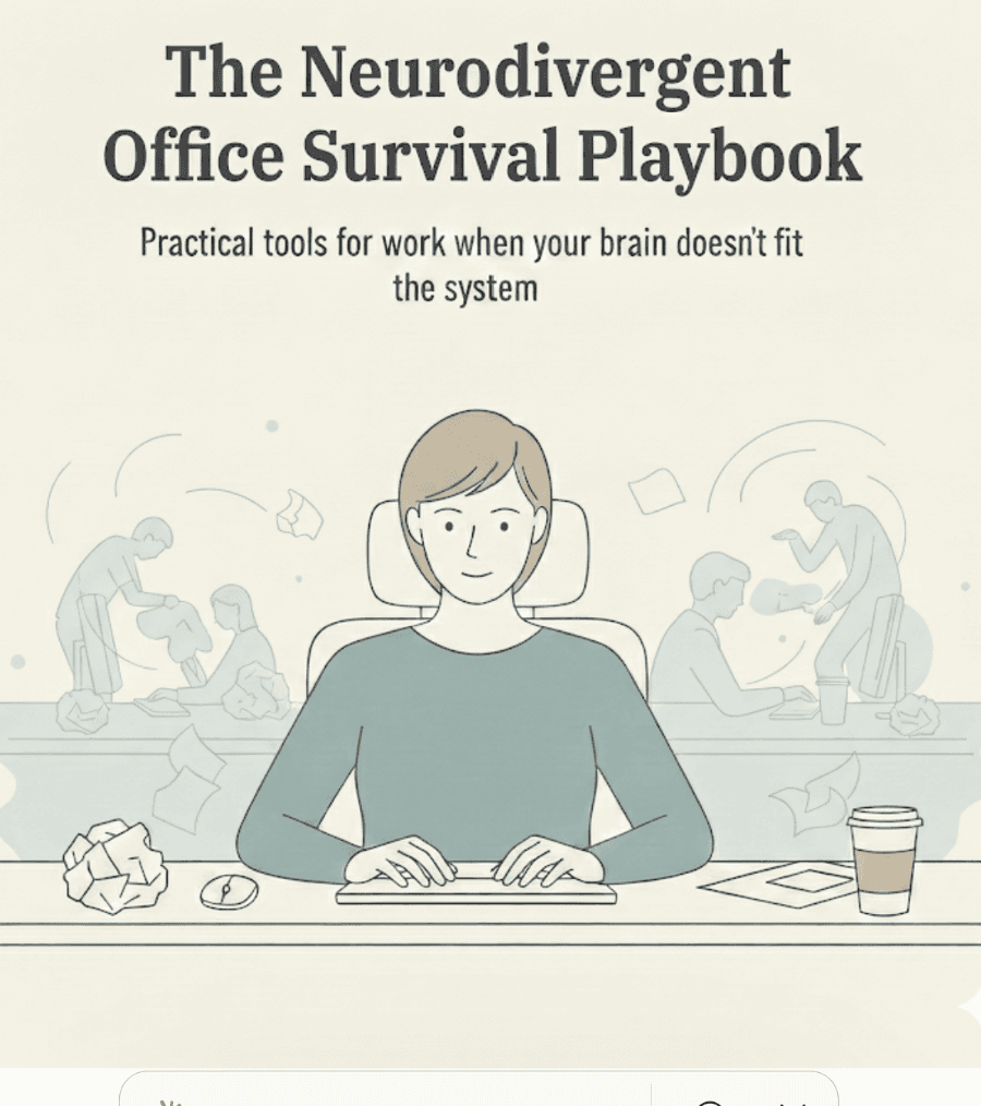 Cover of The Neurodivergent Office Survival Playbook
